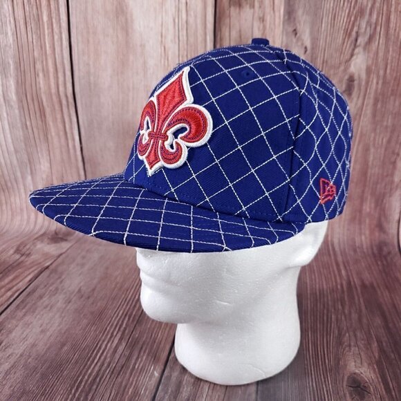 Rare Roots Canada x New Era 59FIFTY depuis 73 Blue Stitched Embroidery Hat 7 1/4 - Picture 3 of 14